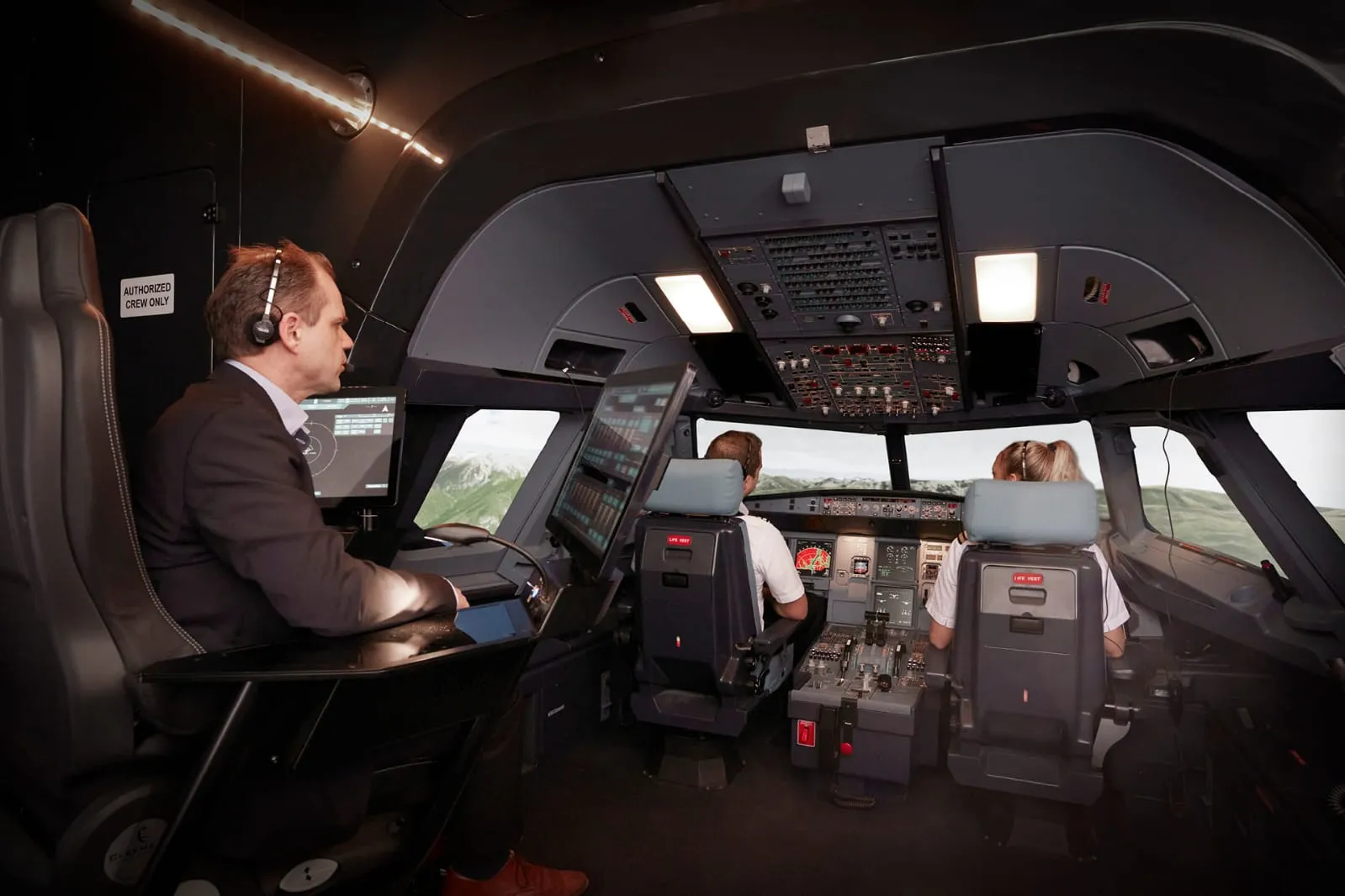 Avion A320 Simulator - Visual System